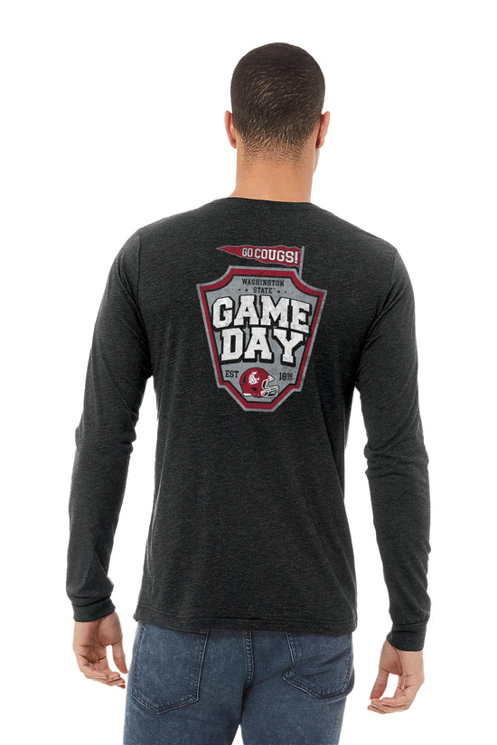 Load image into Gallery viewer, Game Day Shield Long Sleeve Tee
