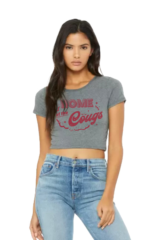 Home of the Cougs Crop Tee