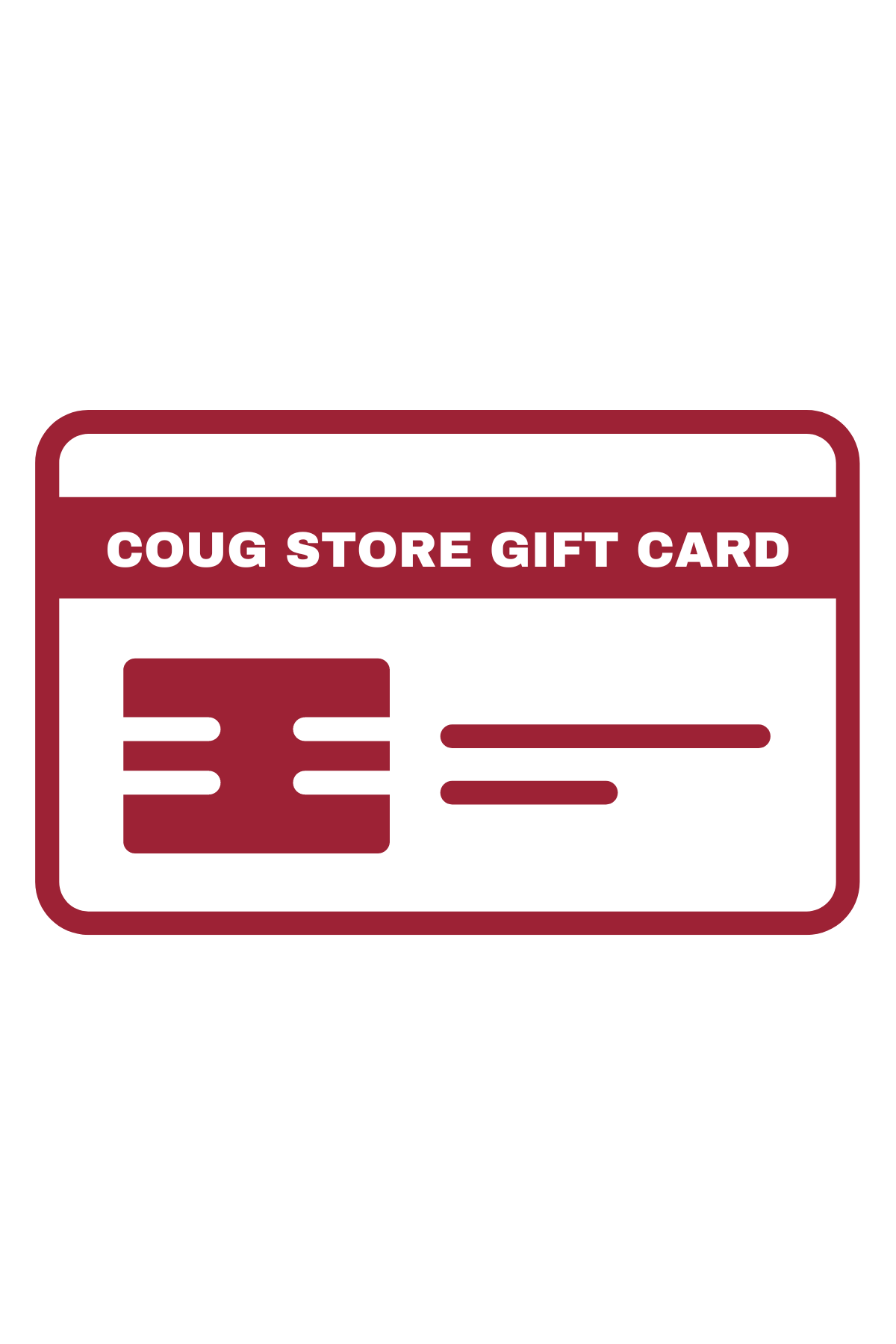 Coug Store Gift Card