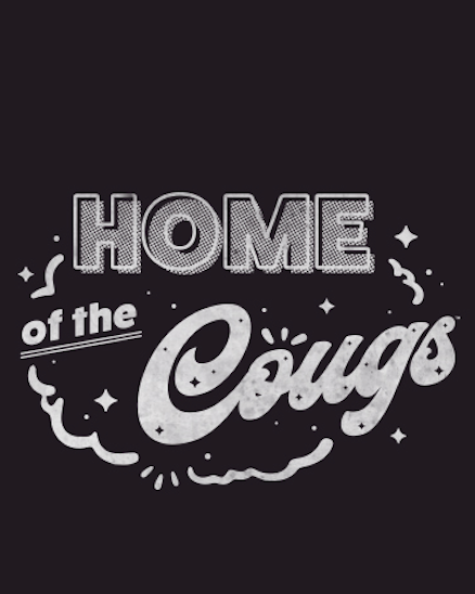 Home of the Cougs Crop Tee